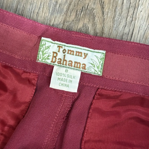 Tommy Bahama • 100% Silk Long Line High Waisted Shorts - Picture 7 of 8